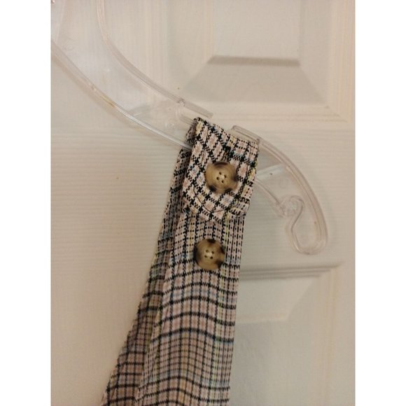 Nwt Women's So Plaid Pink/Black Layering Dress With Pockets Size 9 - Picture 5 of 10